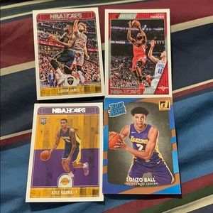 Rookie cards and LeBron and Harden cards